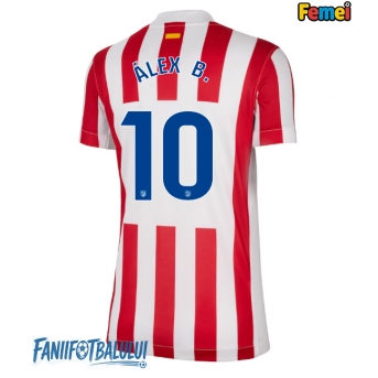 Atletico Madrid Alex Baena #10 Tricou Fotbal Replică 2025-26 Femei Acasa